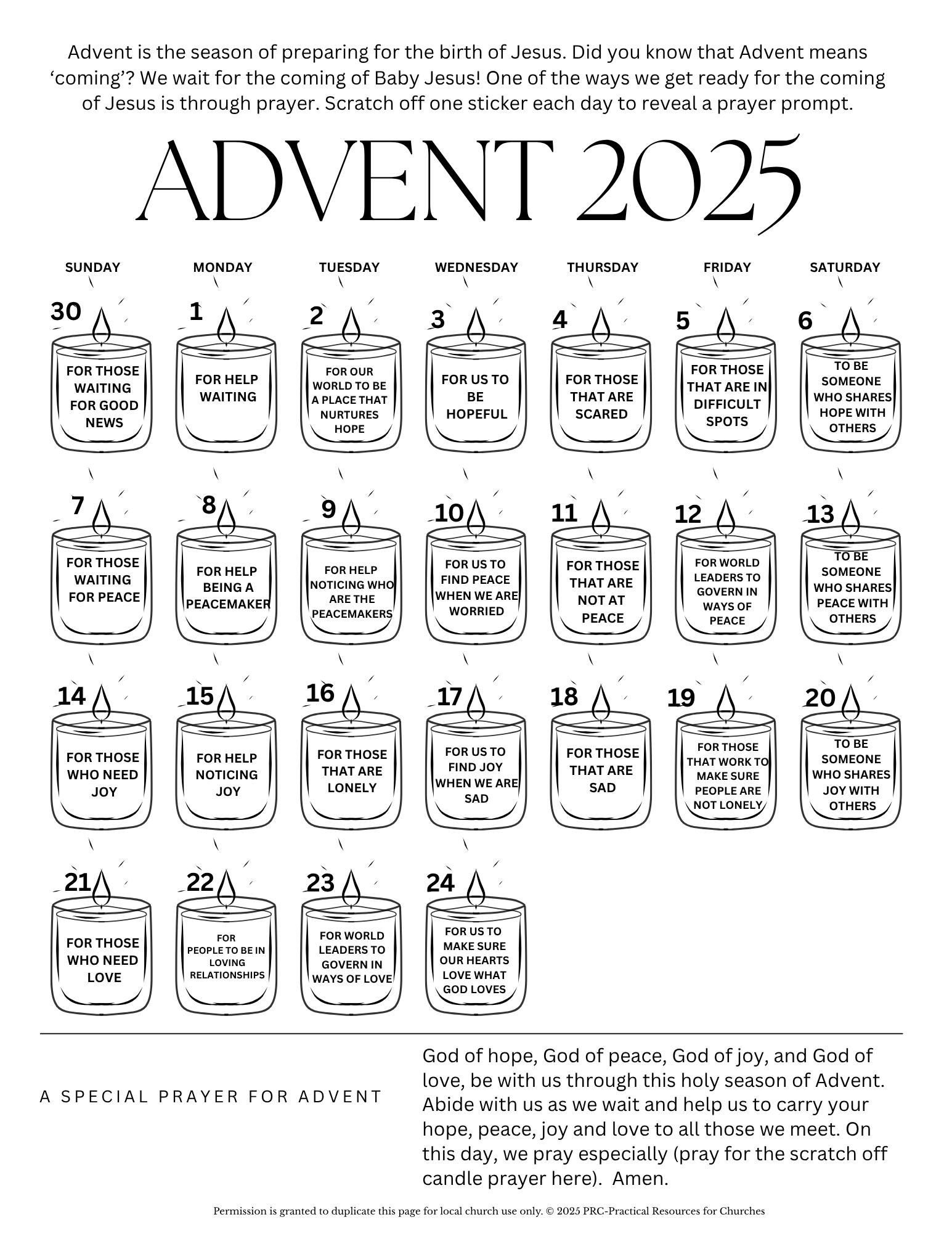 Scratch Off Advent Calendar - Image 5