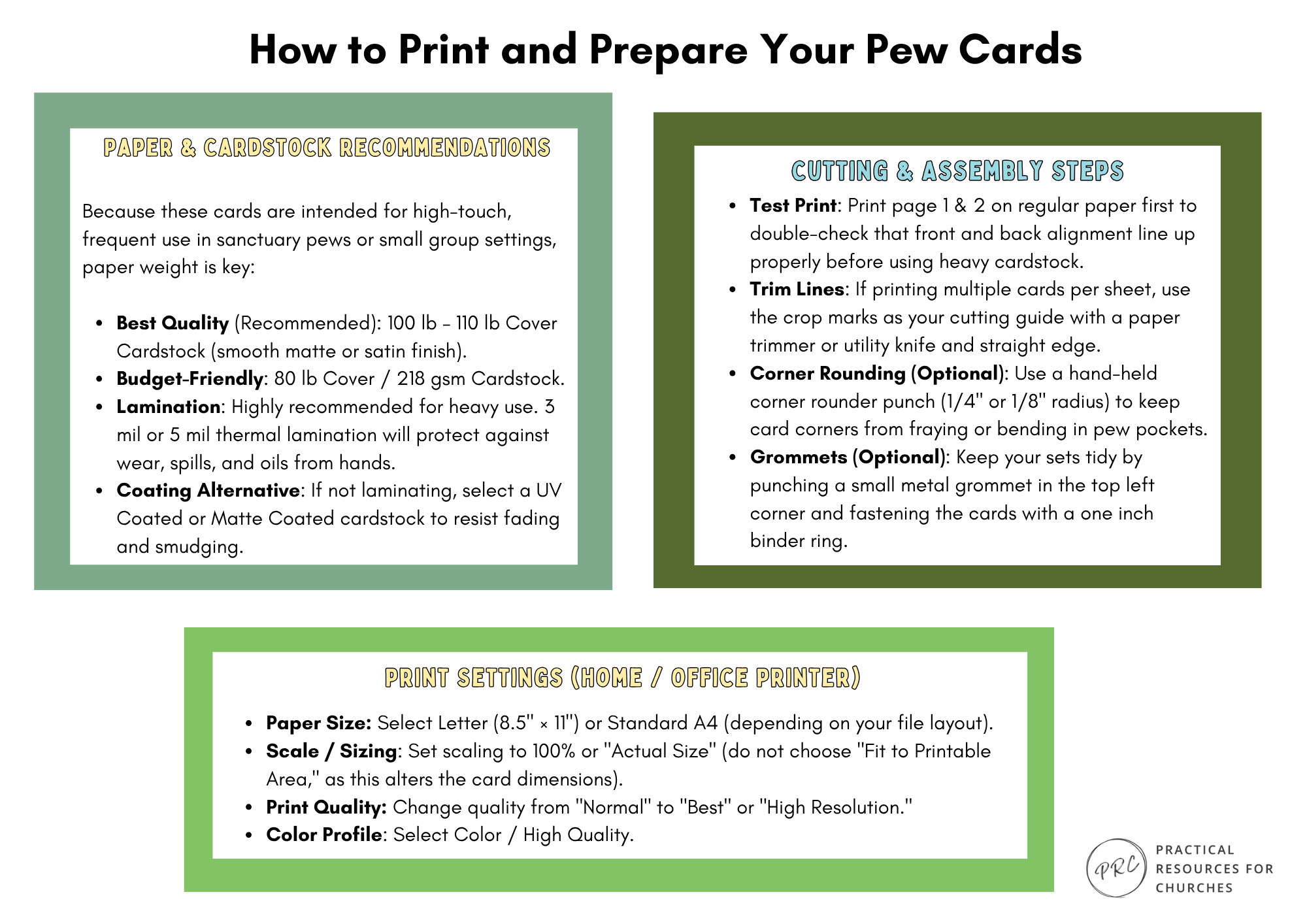 Ordinary Time 2026 Pew Basket Cards | 12 Printable Children’s Worship Prompt Cards + Print Guide - Image 2