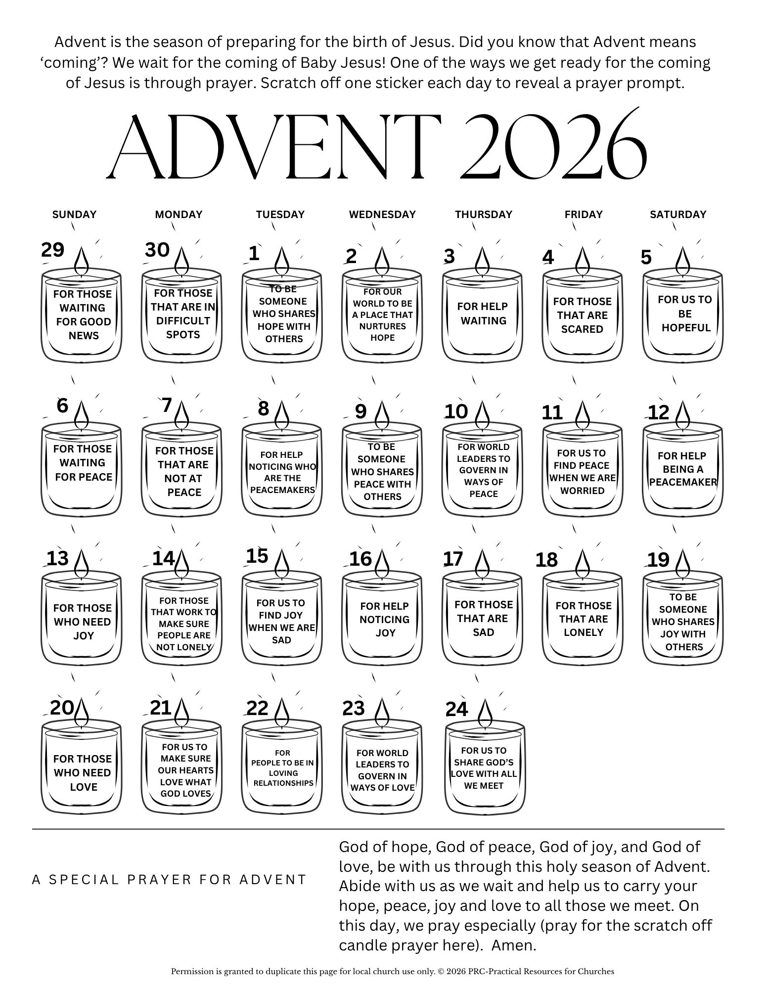 NEW 2026 Scratch Off Advent Calendar - Image 5