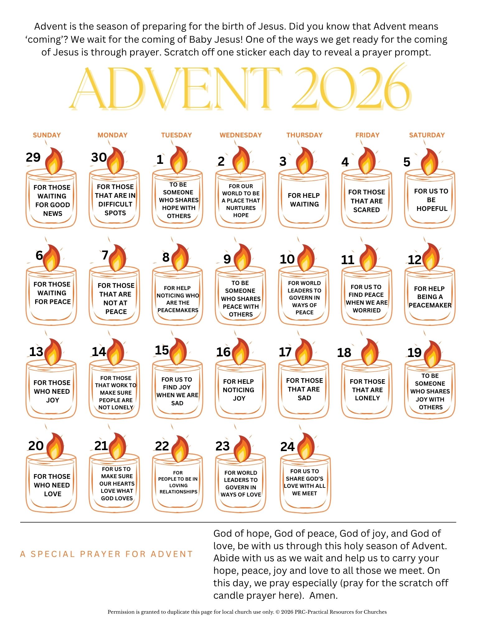 NEW 2026 Scratch Off Advent Calendar - Image 4