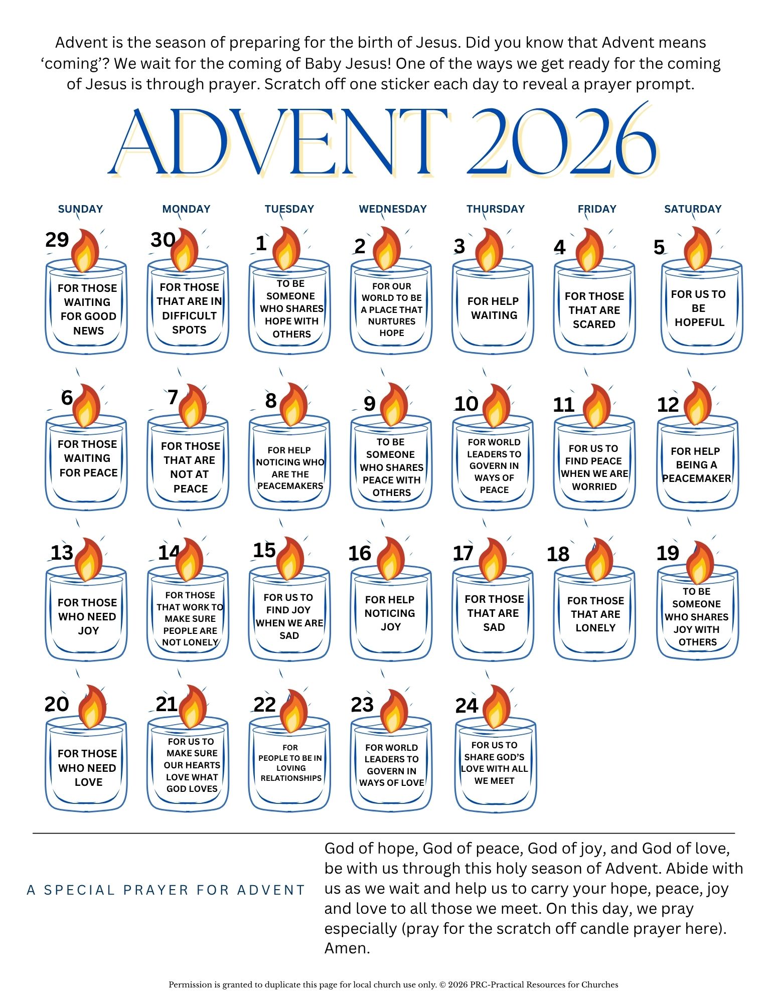 NEW 2026 Scratch Off Advent Calendar - Image 3