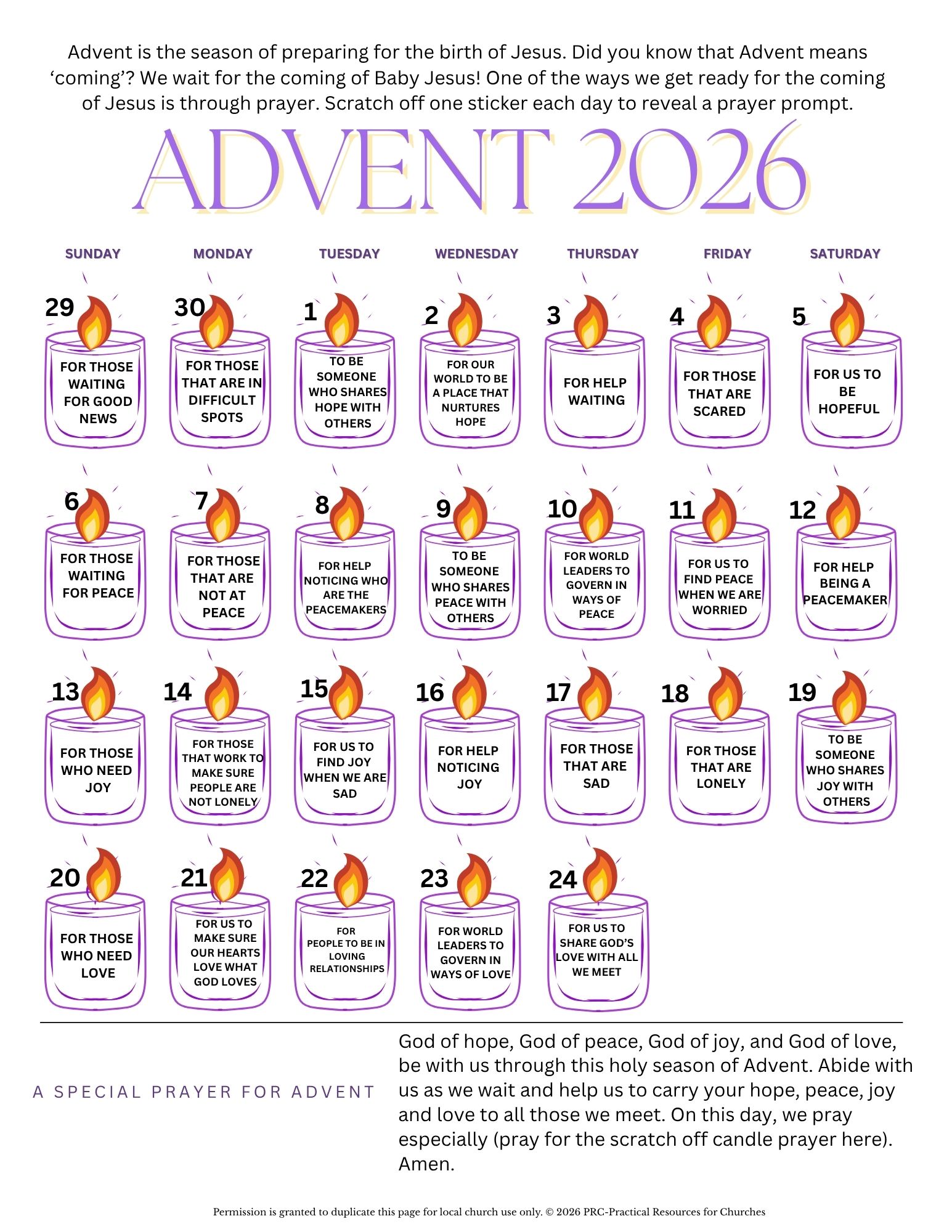 NEW 2026 Scratch Off Advent Calendar - Image 2